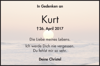 Traueranzeige von Kurt  von Bergsträßer Anzeiger